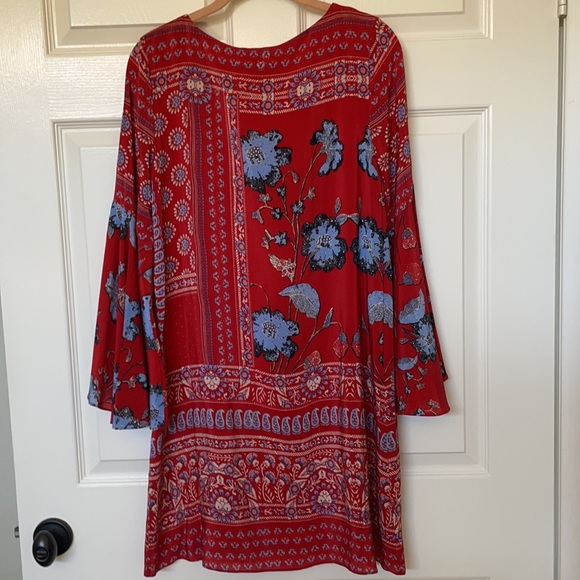 Anthropology, VanessaVirgina, Boho, red & blue desss. - Picture 3 of 4
